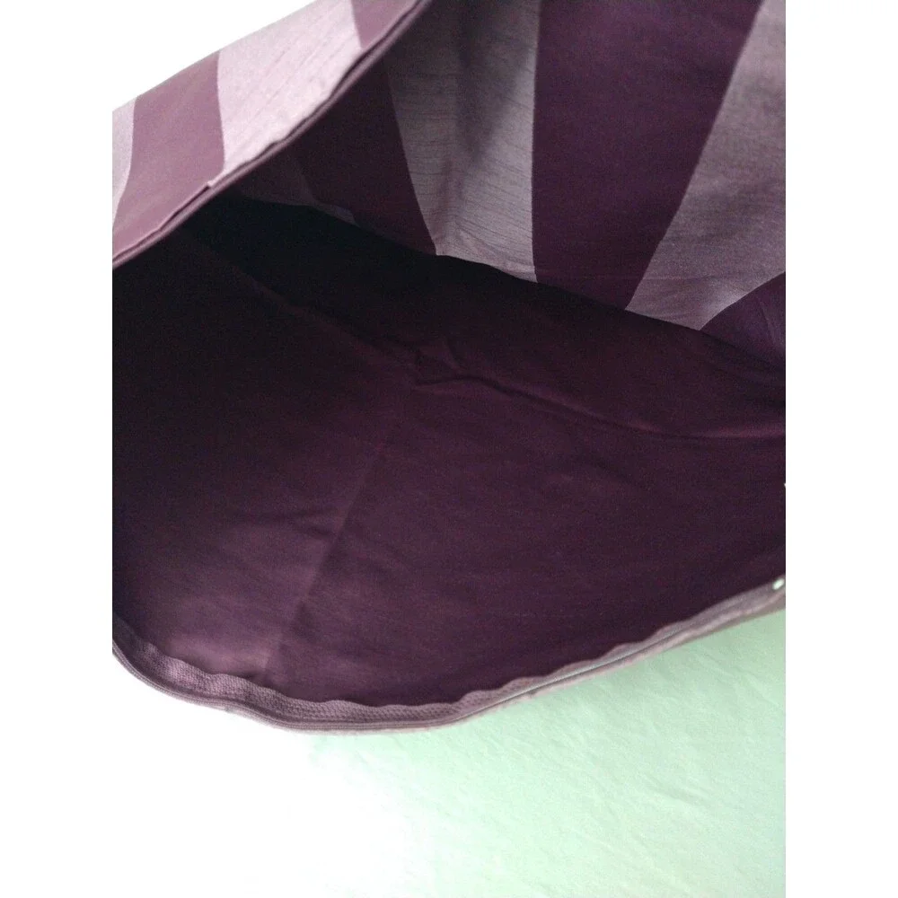 Set of 4 IKEA Henrika striped pillow cushion covers Purple